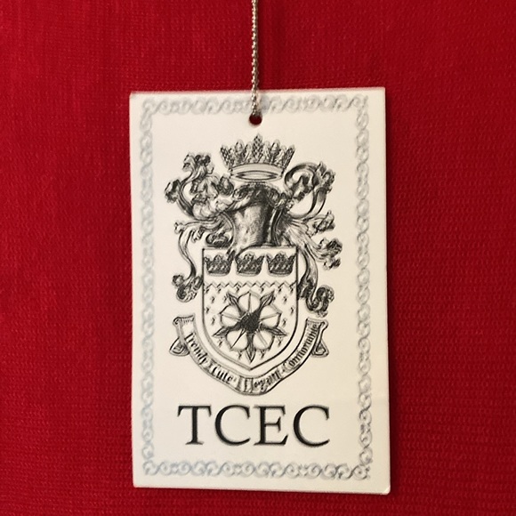 Sheer red mini butterfly sleeves tight around the legs showing figure - Picture 4 of 4